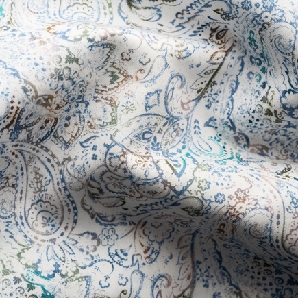 Eton Contemporary Paisley Cotton-Tencel / Lyocell Skjorte