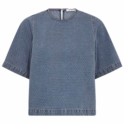 Co'couture Lova Denim SS Bluse