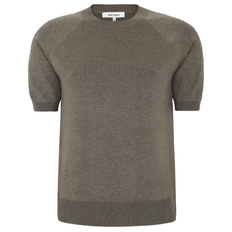 Soft Rebels Marla SS O-Neck Strik T-shirt 