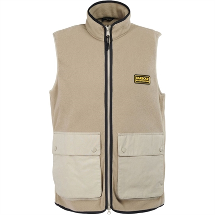 Barbour International Oak Fleece Vest