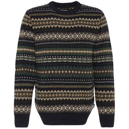 Barbour Case Fair Isle Jumper Striktrøje