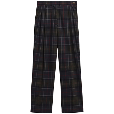 Barbour Delilah Tartan Straight-Leg Bukser