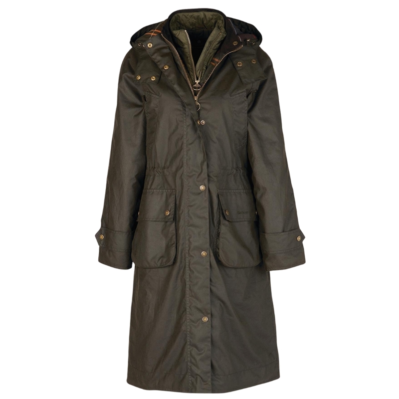 Barbour Long Cannich Waxed Jakke