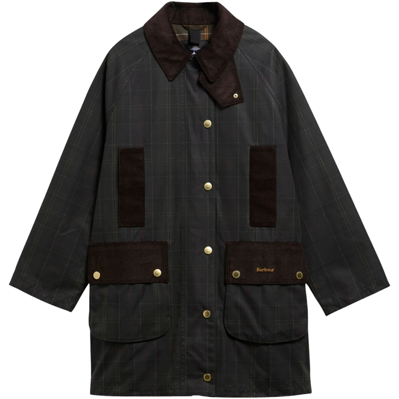 Barbour Tartan Reimagined Icons Tartan Modern Beaufort Waxed Jakke