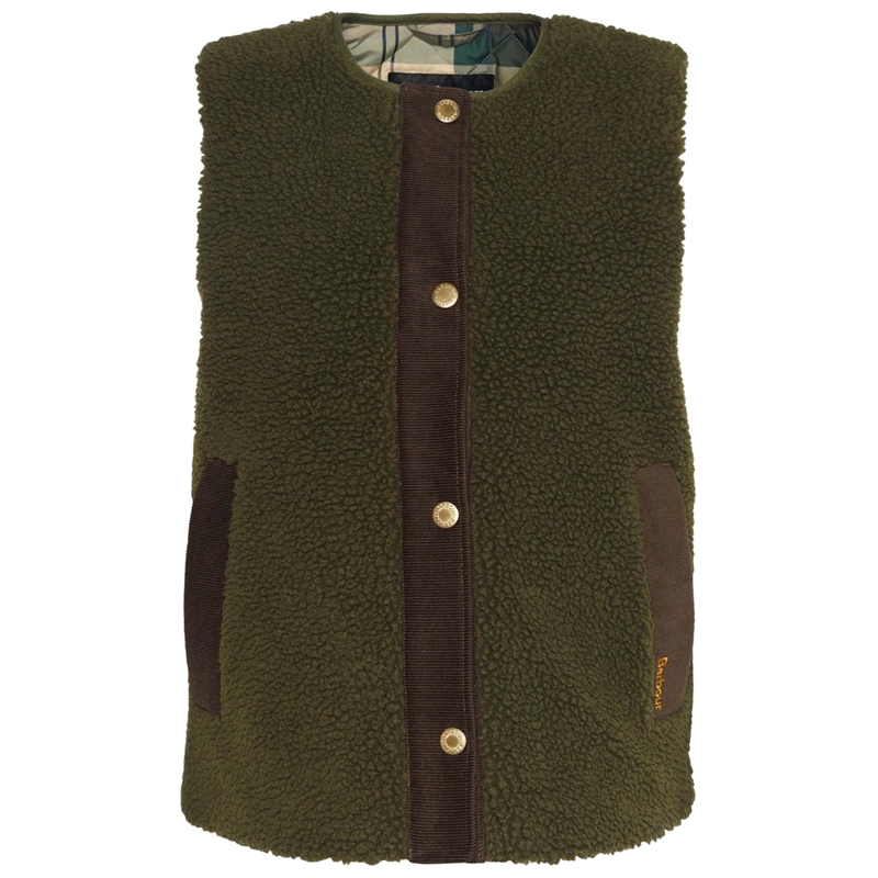 Barbour Dulsie Teddy Liner Vest Olive Coast Barbour Dulsie Teddy Liner Vest Olive Coast