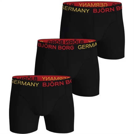 Björn Borg Cotton Stretch Germany 3 Pack Boxershorts 