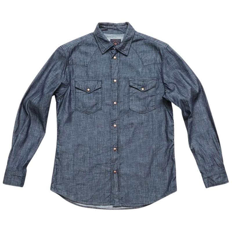 Blue De Genes Pietro Denim Skjorte