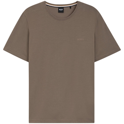 Boss Men Black Stretch-Cotton T-shirt