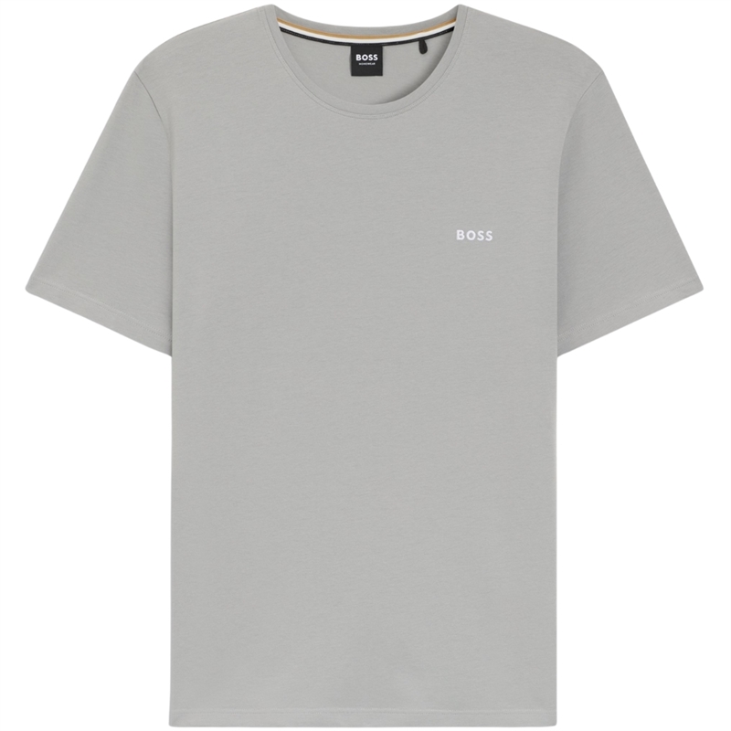 Boss Men Black Stretch-Cotton T-shirt