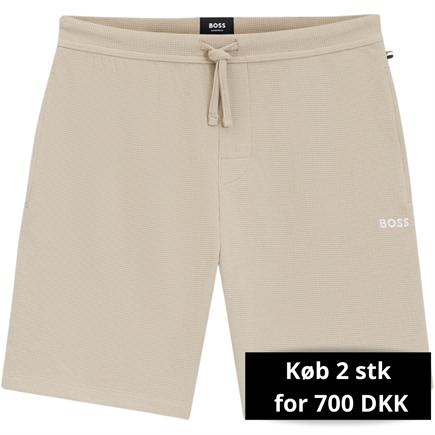 Boss Men Black Waffle Shorts