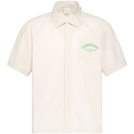 Calvin Klein Heritage Crest SS Button Down Skjorte