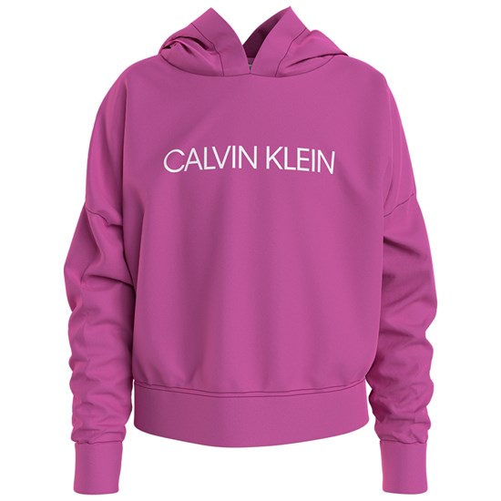 Calvin Klein Institutional Cropped Hættetrøje