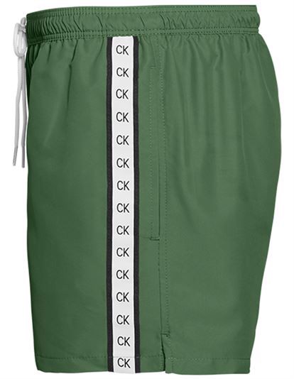 Calvin Klein Short Drawstring Badeshorts - Dark Green | Coaststore