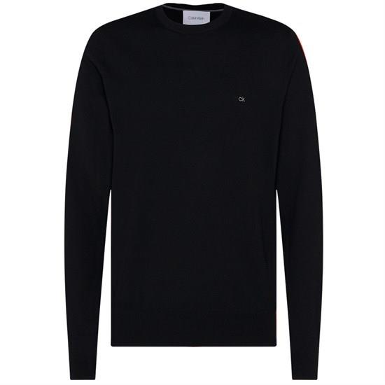 Calvin Klein Superior Wool Crew Neck Strik