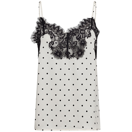 Co'couture Ameli Dot Lace Singlet Top