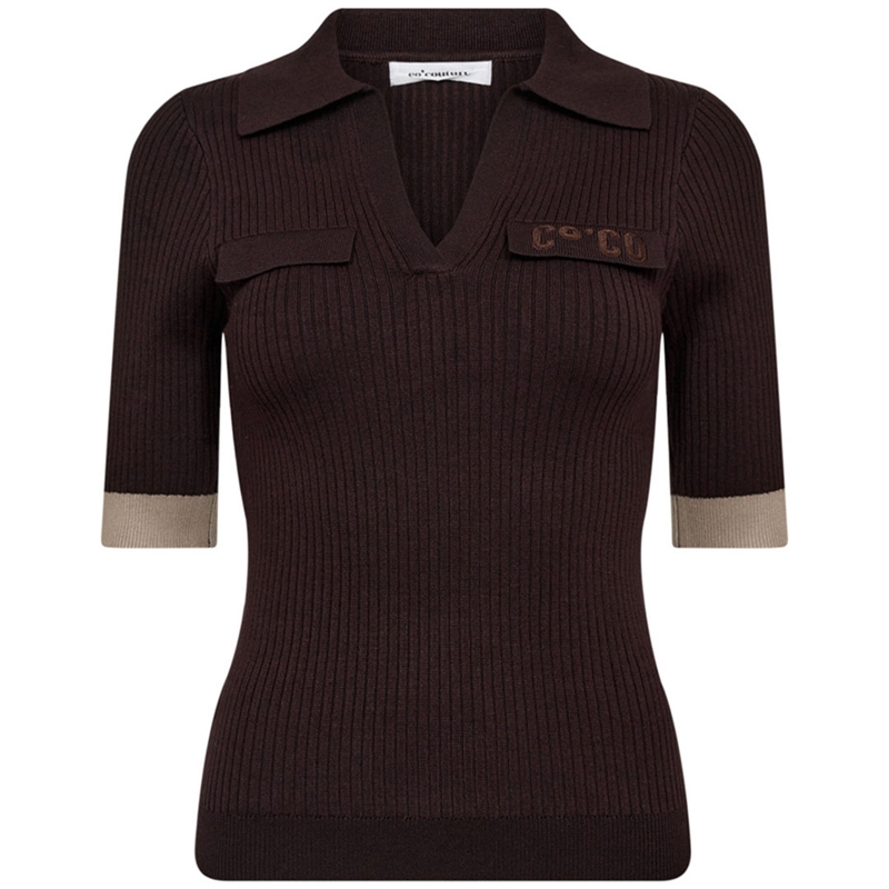 Co\'couture Bonny SS Knit Polo T-shirt