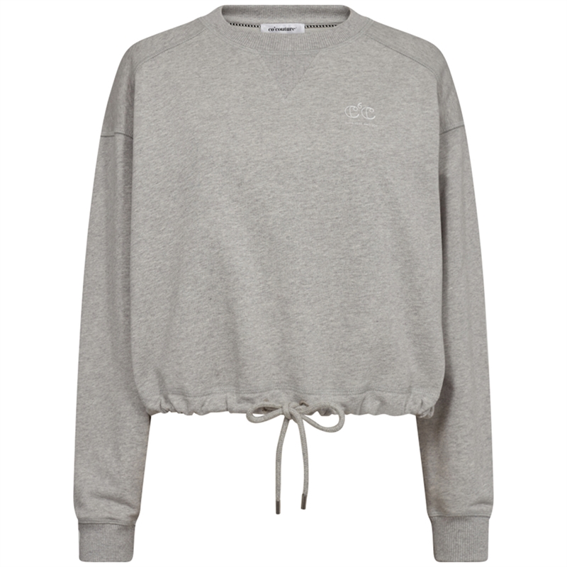 Co\'couture Clean Crop Tie Sweatshirt
