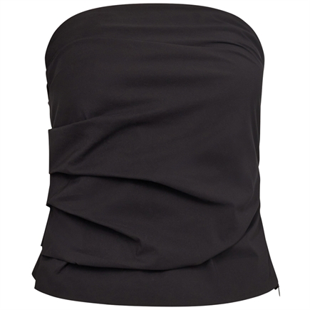 Co'couture Cotton Crisp Strapless Top