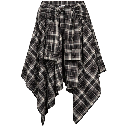 Co'couture Dagny Check Tie Nederdel