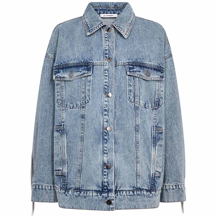 Co'couture Denice Fringe Denimjakke