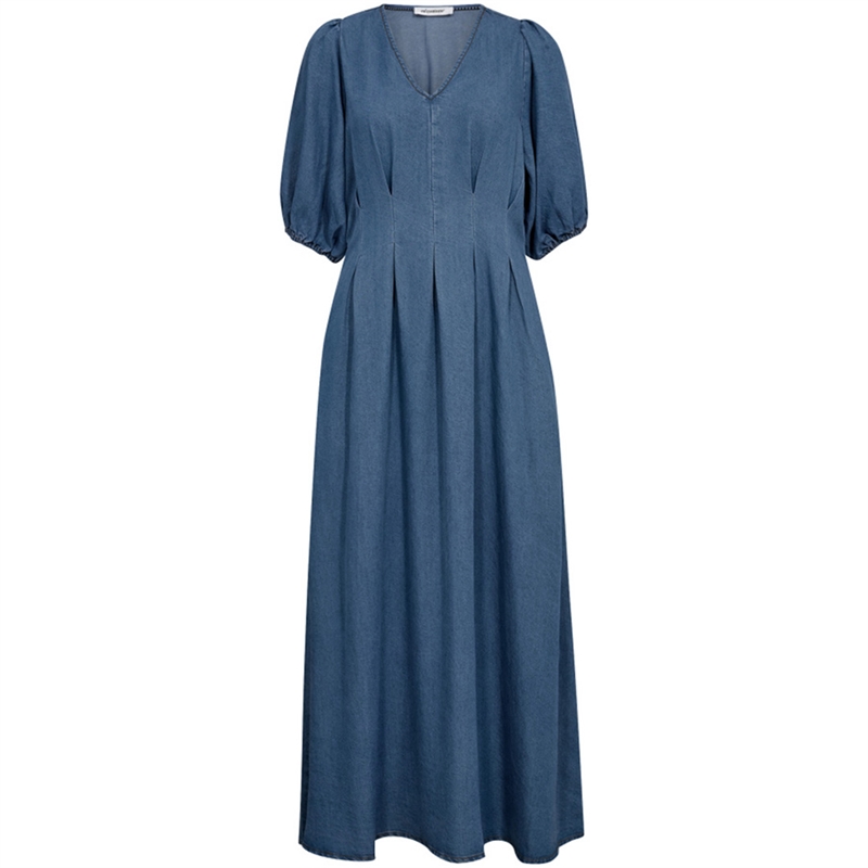 Co\'couture Denim Pleat Kjole