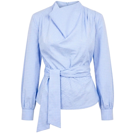 Co'couture Gaian LS Tie Bluse