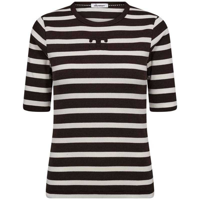 Co\'couture Granny Rib Emb SS T-shirt