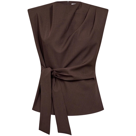 Co'couture Luna Pleat Top