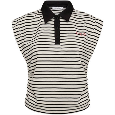 Co'couture Norma Stripe Polo Top