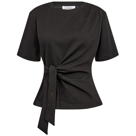Co'couture Oriane Pleat Tie T-shirt