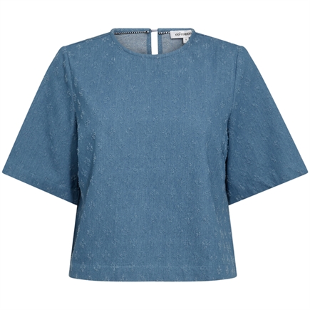 Co'couture Prism Denim SS Bluse