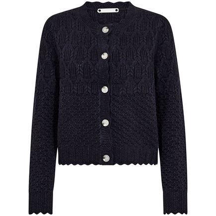 Co'couture Row Pointelle Cardigan