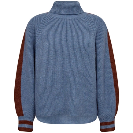Co'couture Row Roll Neck Rib Strik