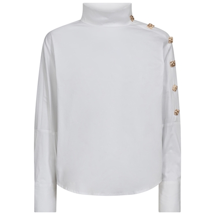Co'couture Sanna Asym Button Bluse