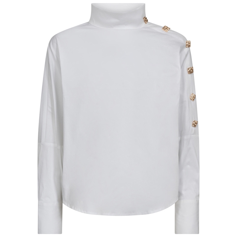 Co\'couture Sanna Asym Button Bluse