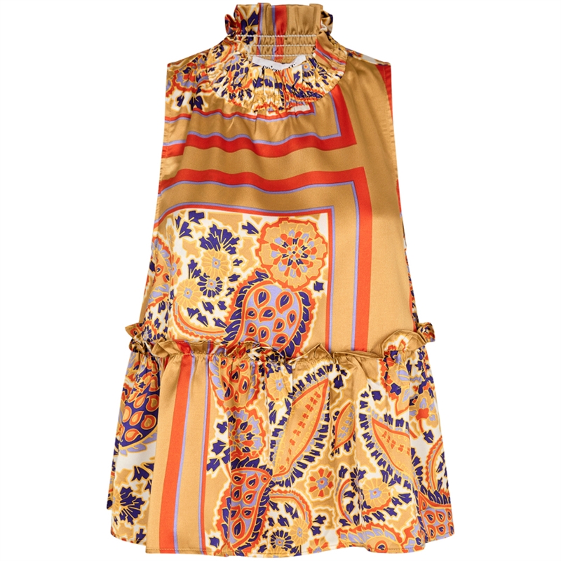 Co\'couture Scarf Halterneck Top