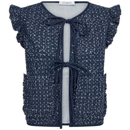 Co'couture Sequin Denimvest