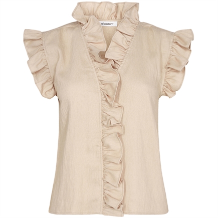Co'couture Sueda Frill Top