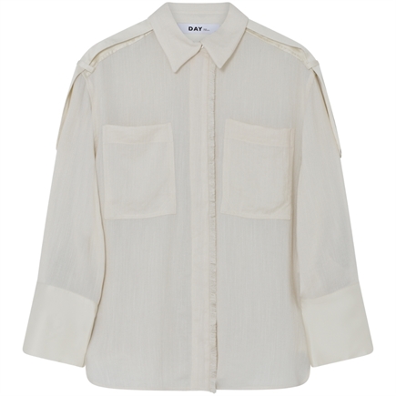 Day Norma Contrast Linen Skjorte 