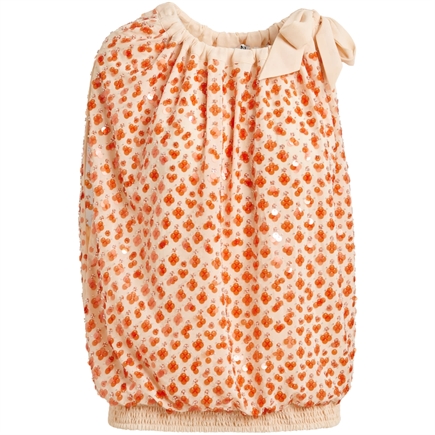 Essentiel Antwerp Jocelyn Sequin Smocked Top