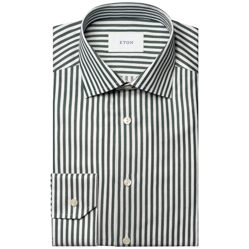 Eton Bengal Striped Signature Twill Contemporary Skjorte