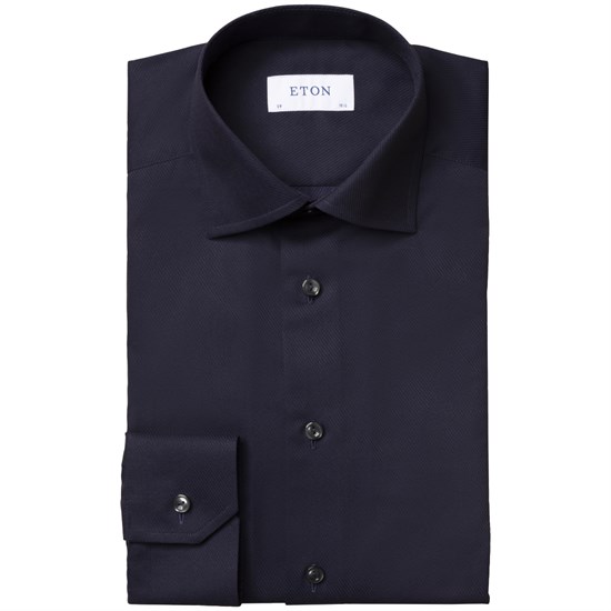 Eton Diagonal Twill Shirt 