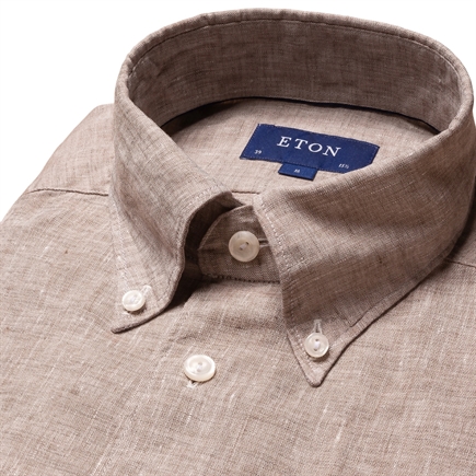 Eton Contemporary Linen Skjorte