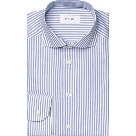 Eton Striped Signature Oxford Skjorte
