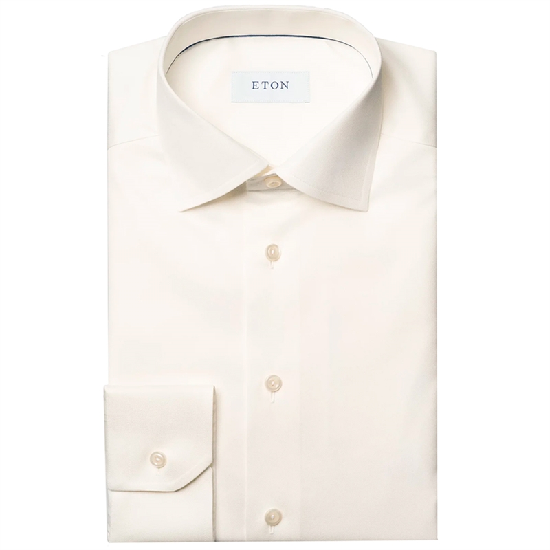 Eton Solid Signature Twill Skjorte