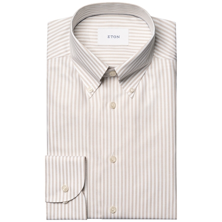 Eton Stripe Signature Oxford Contemporary Skjorte