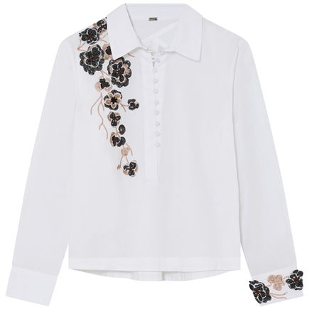 Gustav Bailey Embroidery Bluse