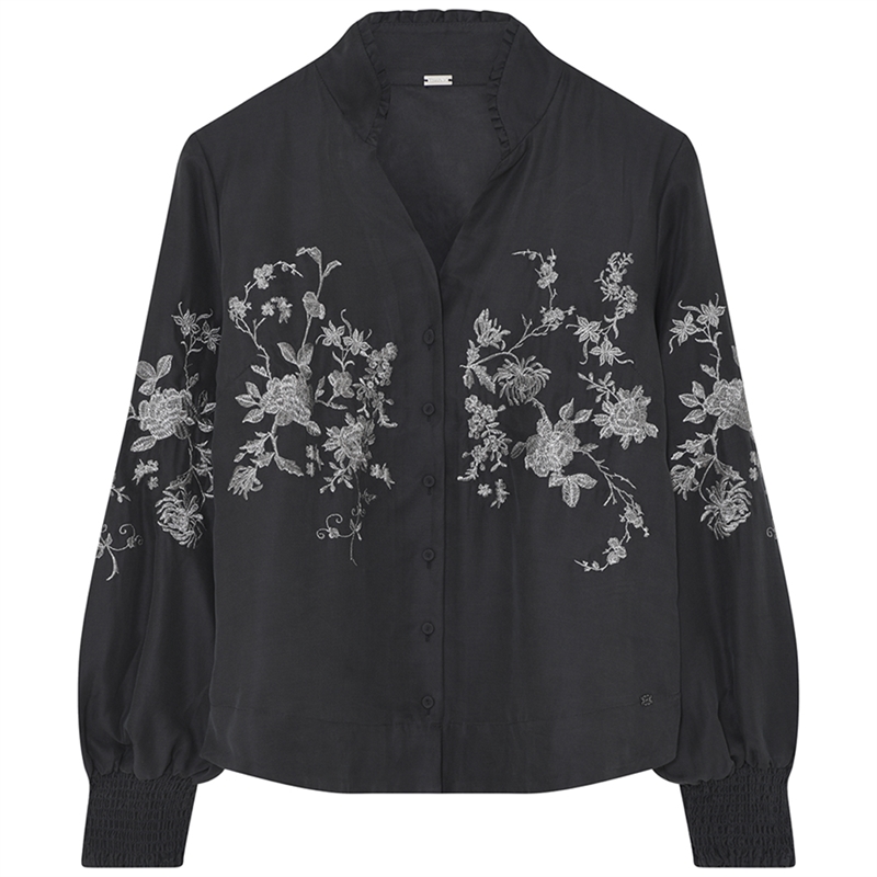 Gustav Naja Embroidery Skjorte