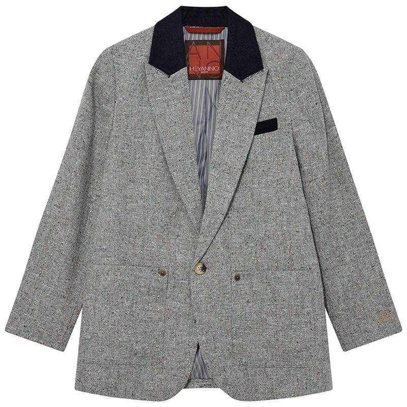 HEYANNO Brave Tweed Blazer