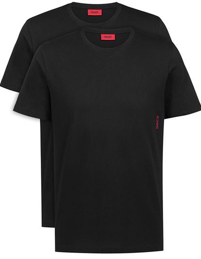 HUGO Twin Pack T-shirts - Black | Coaststore
